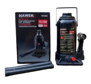 Хидравличен крик HAWEK Т91504 тип бутилка15 тона - цена